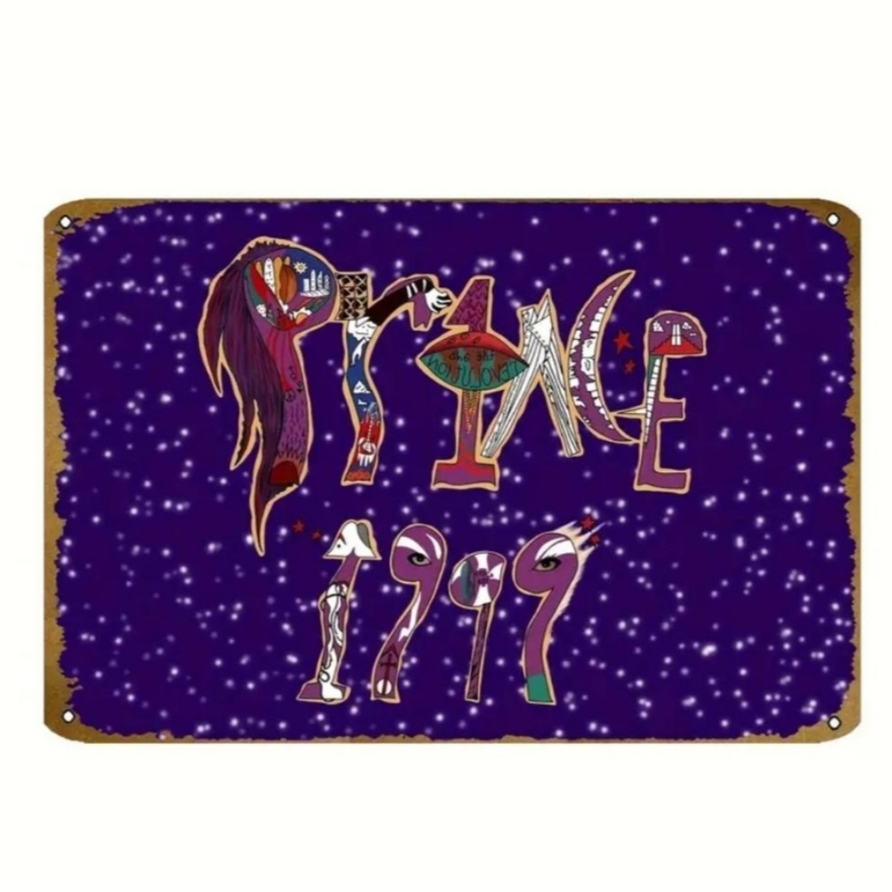 Boutique Prince The Artist Tin Sign 💜